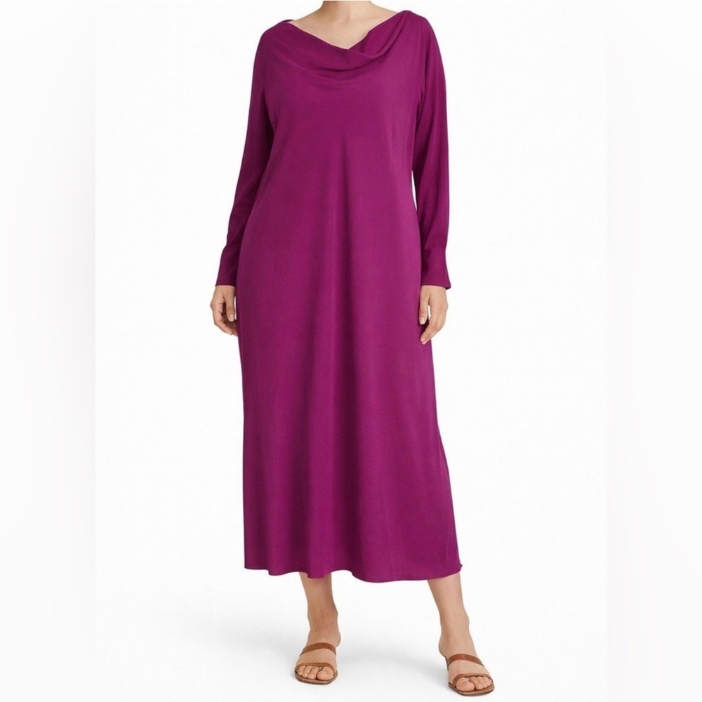🩷 Pari Passu Luxury Plus Size Cowl Dress. New! Size 7 (24).